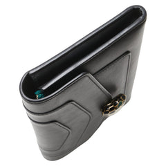 ブルガリ セルペンティ 長財布 ブラック レザー レディース BVLGARI 【中古】
