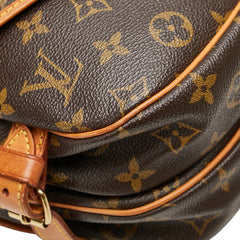 ルイ ヴィトン モノグラム ソミュール30 斜め掛け ショルダーバッグ M42256 ブラウン PVC レザー レディース LOUIS VUITTON 【中古】