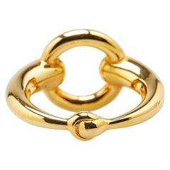 エルメス モー スカーフリング ゴールド メッキ レディース HERMES 【中古】