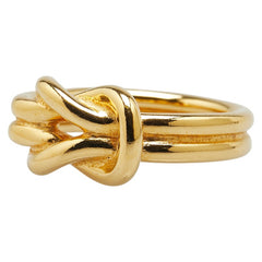 エルメス アタメ スカーフリング ゴールド メッキ レディース HERMES 【中古】