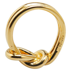 エルメス アタメ スカーフリング ゴールド メッキ レディース HERMES 【中古】