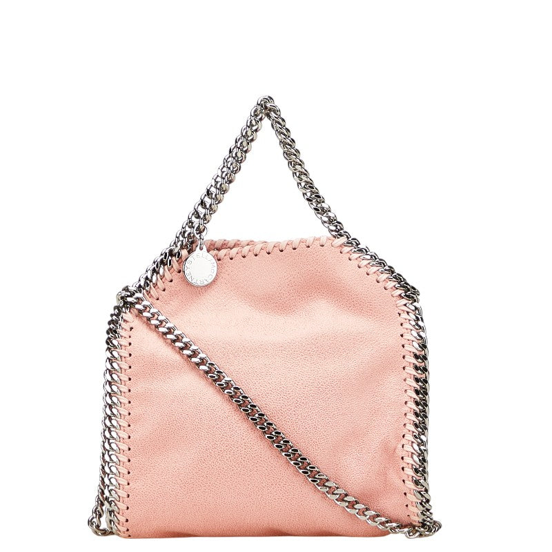 ステラマッカートニー ファラベラ タイニー チェーン ハンドバッグ ショルダーバッグ ピンク ポリエステル レディース Stella McCartney 【中古】