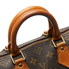 ルイ ヴィトン モノグラム スピーディ25 ミニボストンバッグ ハンドバッグ M41528 ブラウン PVC レザー レディース LOUIS VUITTON 【中古】