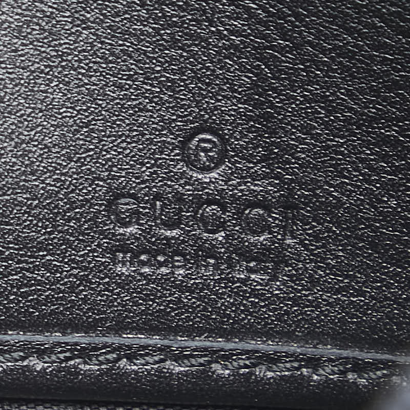 グッチ GGマーモント 長財布 443436 ブラック レザー レディース GUCCI 【中古】