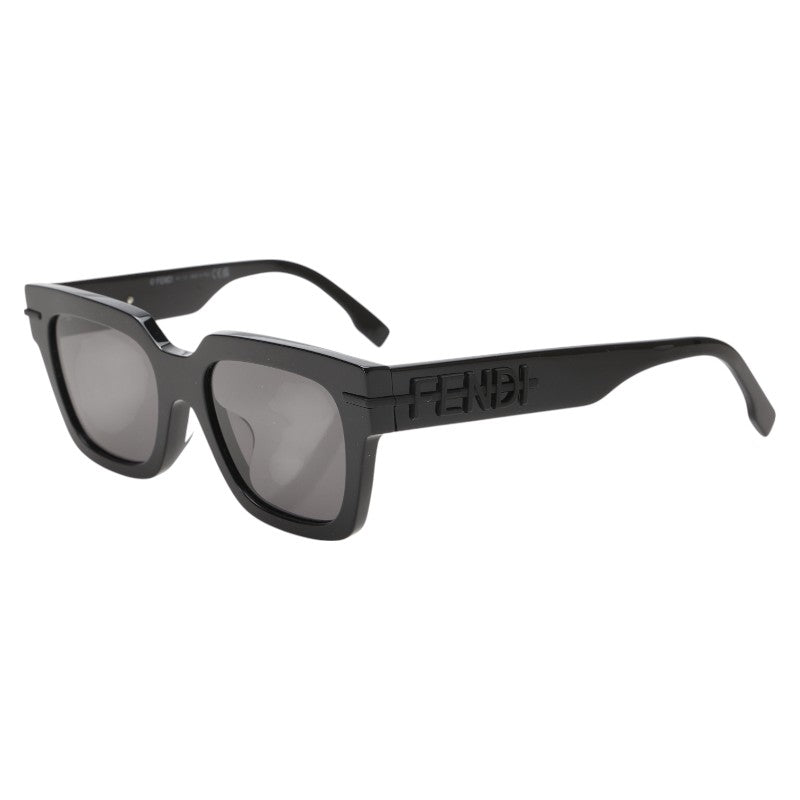 フェンディ ロゴ サングラス FE40078F ブラック プラスチック レディース FENDI 【中古】