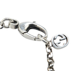 グッチ ダブルG キーチャーム ブレスレット 632207 J8400 0701 シルバー SV925 シルバー レディース GUCCI 【中古】