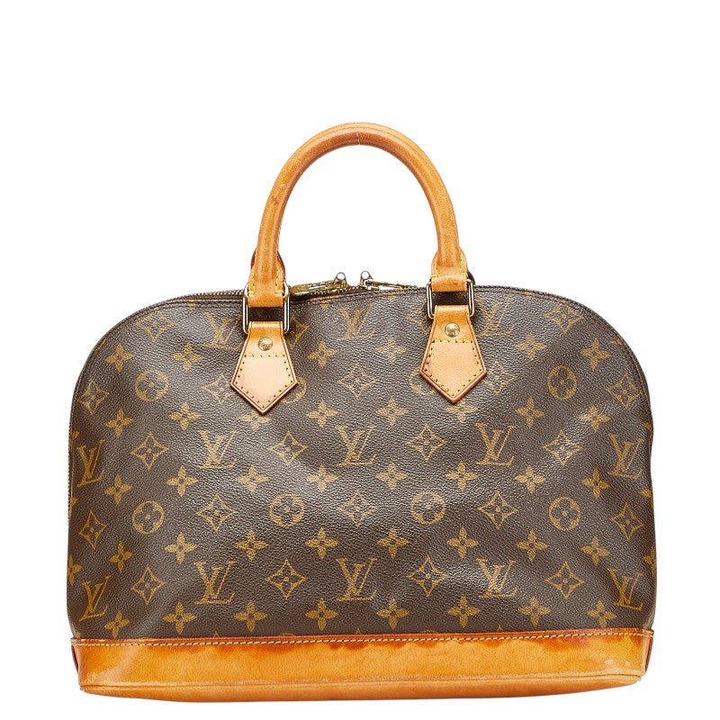 ルイ ヴィトン モノグラム アルマPM ハンドバッグ M51130 ブラウン PVC レザー レディース LOUIS VUITTON 【中古】