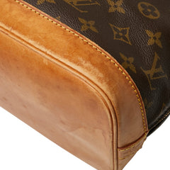 ルイ ヴィトン モノグラム アルマPM ハンドバッグ M51130 ブラウン PVC レザー レディース LOUIS VUITTON 【中古】
