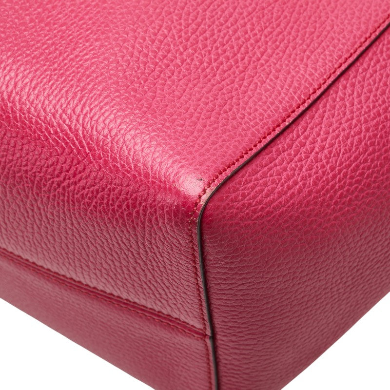 グッチ スウィング ミディアム トートバッグ 354408 ピンク レザー レディース GUCCI 【中古】