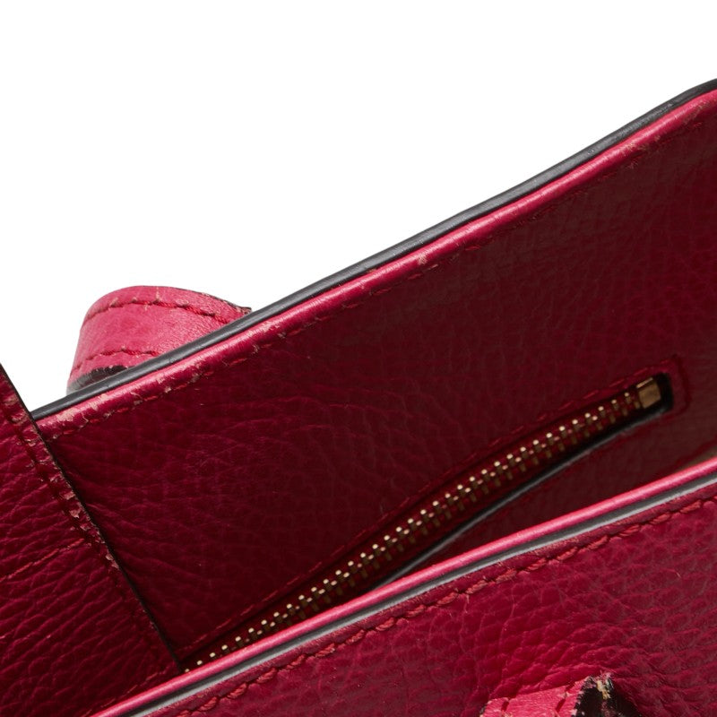 グッチ スウィング ミディアム トートバッグ 354408 ピンク レザー レディース GUCCI 【中古】