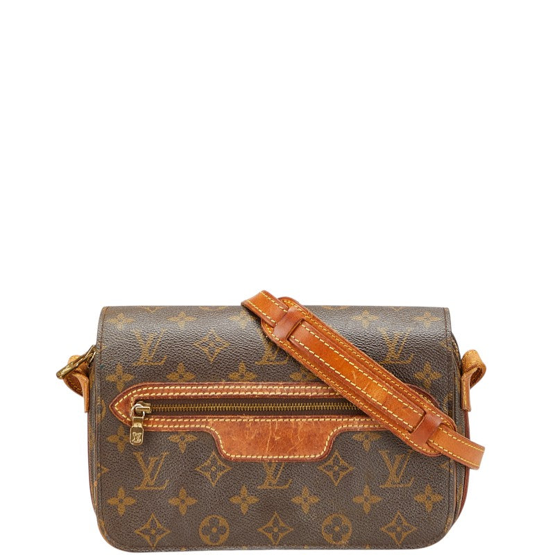 ルイ ヴィトン モノグラム サンジェルマン24 斜め掛け ショルダーバッグ M51210 ブラウン PVC レザー レディース LOUIS VUITTON 【中古】