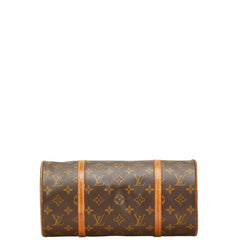 ルイ ヴィトン モノグラム パピヨン30 ハンドバッグ M51385 ブラウン PVC レザー レディース LOUIS VUITTON 【中古】