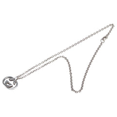 グッチ インターロッキングG ネックレス SV925 シルバー レディース GUCCI 【中古】