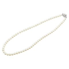 Silver シルバー アコヤパール5.5～6mm ネックレス レディース 【中古】