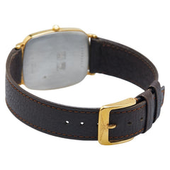 ロンジン 腕時計 クオーツ ゴールド文字盤 ステンレススチール メッキ レザー レディース LONGINES 【中古】