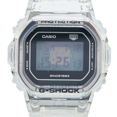 カシオ G-SHOCK 40th Clear Remix 腕時計 DW-5040RX クオーツ ブラック文字盤 ステンレススチール 樹脂系 メンズ CASIO 【中古】