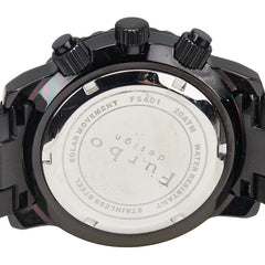 フルボ 腕時計 FS401 クオーツ ブラック文字盤 ステンレススチール メンズ Furbo 【中古】