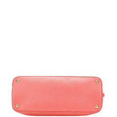 プラダ 三角ロゴプレート ハンドバッグ ショルダーバッグ 2WAY ピンク サフィアーノ レザー レディース PRADA 【中古】