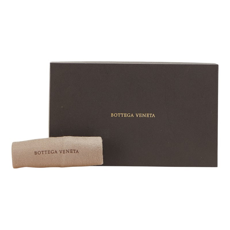 ボッテガヴェネタ イントレチャート 長財布 ブラック レザー レディース BOTTEGAVENETA 【中古】