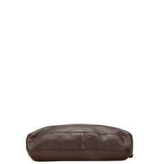 ボッテガヴェネタ イントレチャート ショルダーバッグ ブラウン レザー レディース BOTTEGAVENETA 【中古】