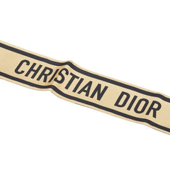 ディオール ミッツァ レオパード スカーフ ブラウン ブラック シルク レディース Dior 【中古】