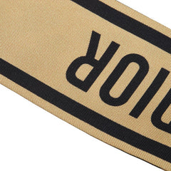 ディオール ミッツァ レオパード スカーフ ブラウン ブラック シルク レディース Dior 【中古】