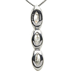 K18WG ホワイトゴールド ダイヤ0.50ct ペンダントネックレス レディース 【中古】