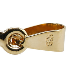 K18YG イエローゴールド アンカー イカリ モチーフ ペンダントトップ レディース 【中古】