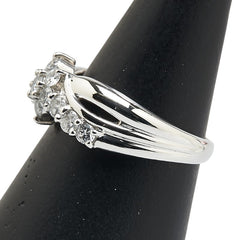 Pt900 プラチナ ダイヤ0.50ct リング 指輪 レディース 12.5号 【中古】