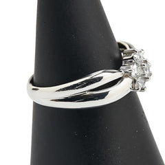 Pt900 プラチナ ダイヤ0.50ct リング 指輪 レディース 12.5号 【中古】