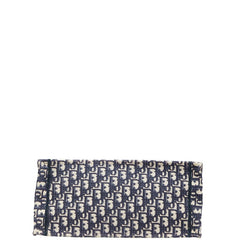 ディオール トロッター ブックトート ミディアム トートバッグ ハンドバッグ ネイビー アイボリー キャンバス レディース Dior 【中古】