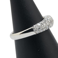 Pt900 プラチナ ダイヤ1.00ct リング 指輪 レディース 11号 【中古】