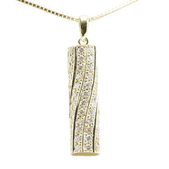 K18YG イエローゴールド ダイヤ0.73ct ペンダントネックレス レディース 【中古】