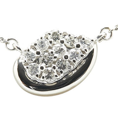 Pt850 プラチナ ダイヤ0.51ct ペンダントネックレス レディース 【中古】