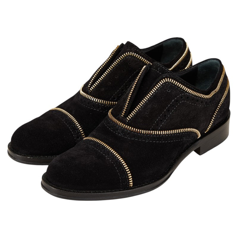 ルイ ヴィトン ブーツ サイズ：36 ブラック スウェード レディース LOUIS VUITTON 【中古】