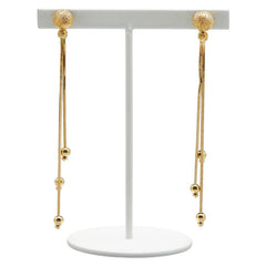 K18YG イエローゴールド スウィング スタッドピアス レディース 【中古】