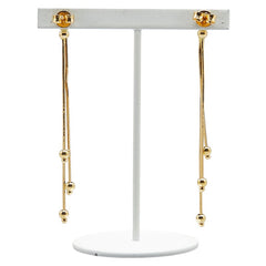 K18YG イエローゴールド スウィング スタッドピアス レディース 【中古】