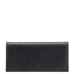 ロエベ アナグラム 長財布 ブラック レザー レディース LOEWE 【中古】