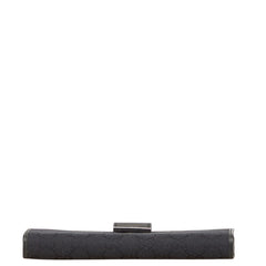 グッチ GGキャンバス 長財布 035 2888 ブラック キャンバス レザー レディース GUCCI 【中古】