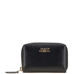 グッチ ロゴ コインケース 547597 ブラック レザー レディース GUCCI 【中古】