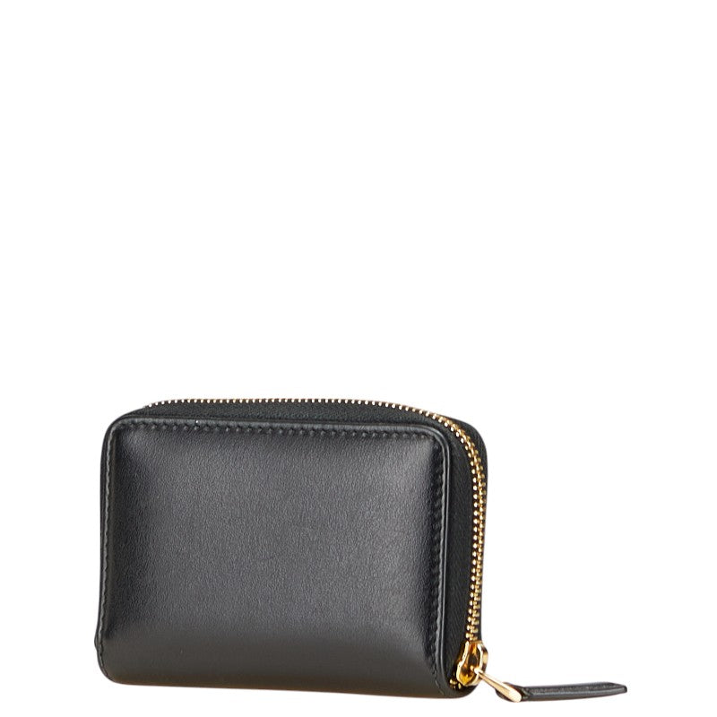 グッチ ロゴ コインケース 547597 ブラック レザー レディース GUCCI 【中古】