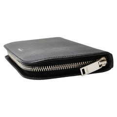 サンローラン ロゴ 長財布 ブラック レザー レディース SAINT LAURENT 【中古】