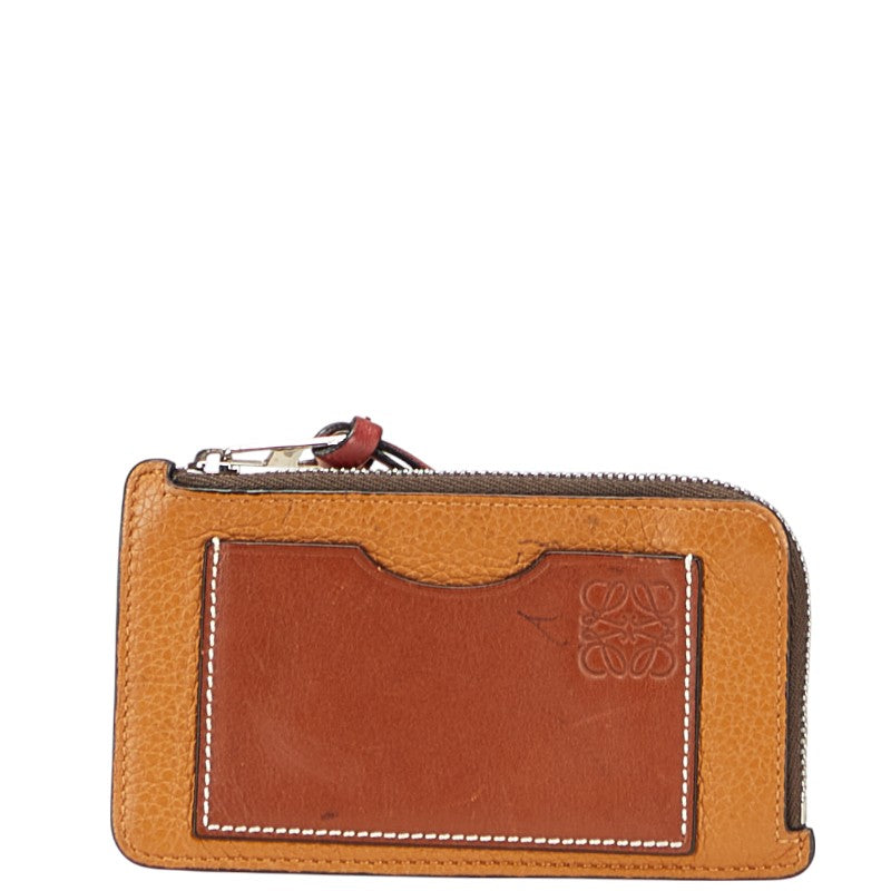 ロエベ アナグラム コインケース レザー レディース LOEWE 【中古】