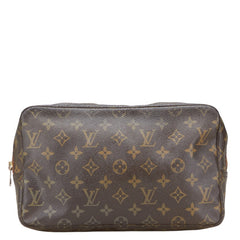 ルイ ヴィトン モノグラム トゥルーストワレット 28 セカンドバッグ クラッチバッグ M47522 ブラウン PVC レディース LOUIS VUITTON 【中古】