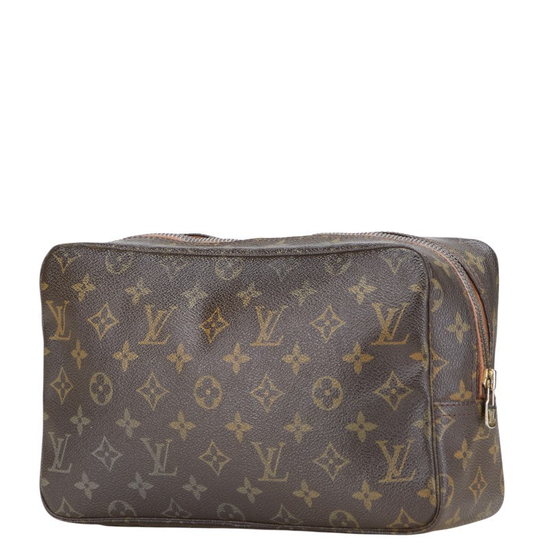ルイ ヴィトン モノグラム トゥルーストワレット 28 セカンドバッグ クラッチバッグ M47522 ブラウン PVC レディース LOUIS VUITTON 【中古】