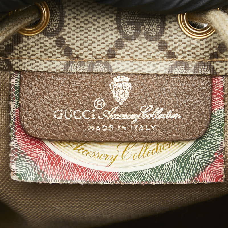 グッチ GGスプリーム オールドグッチ クラッチバッグ 97.19.303 ブラウン PVC レザー レディース GUCCI 【中古】