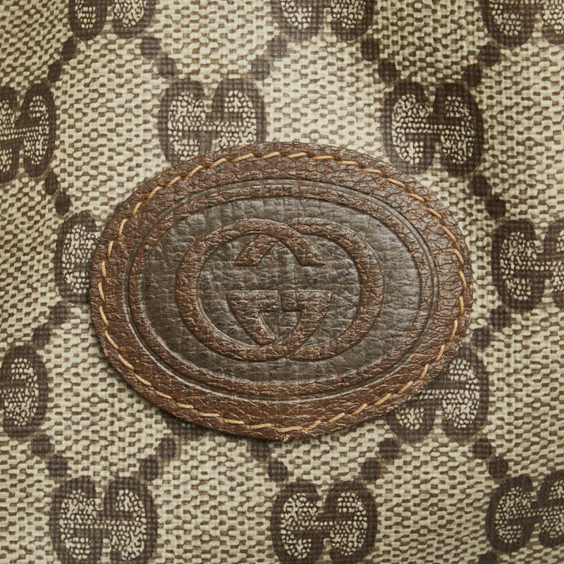 グッチ GGスプリーム オールドグッチ クラッチバッグ 97.19.303 ブラウン PVC レザー レディース GUCCI 【中古】