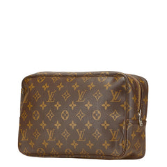 ルイ ヴィトン モノグラム トゥルーストワレット 28 セカンドバッグ クラッチバッグ M47522 ブラウン PVC レディース LOUIS VUITTON 【中古】