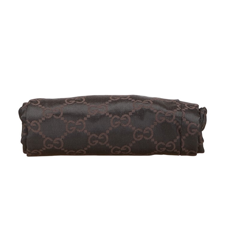 グッチ Gロゴ トートバッグ 123439 ブラック キャンバス メンズ GUCCI 【中古】