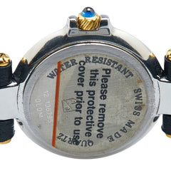 ダンヒル ミレニアム 腕時計 クオーツ ホワイト文字盤 ステンレススチール レザー レディース Dunhill 【中古】